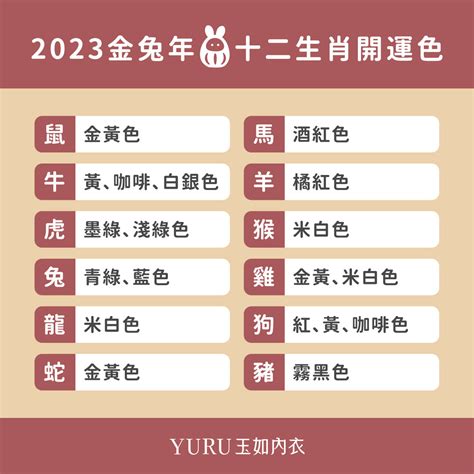 生肖幸運色|2023兔年十二生肖幸運色公開！日本命理師揭密3顏色。